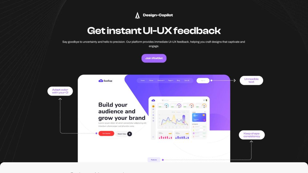 Design Copilot Website screenshot