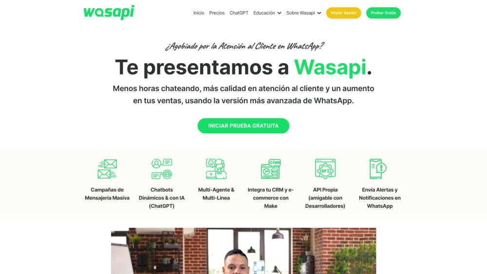 Wasapi Website screenshot