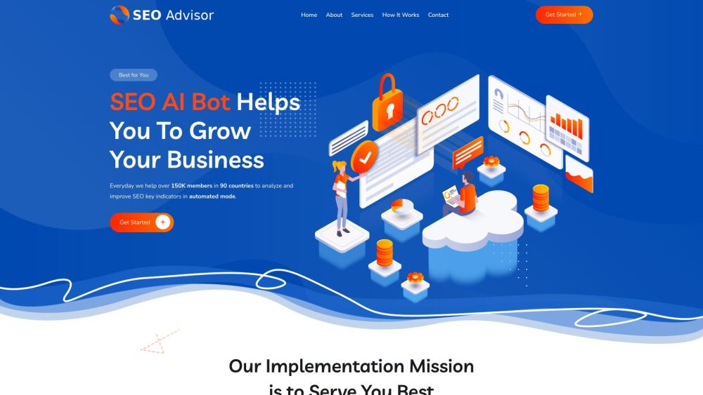 SEO-Advisor.me Website screenshot