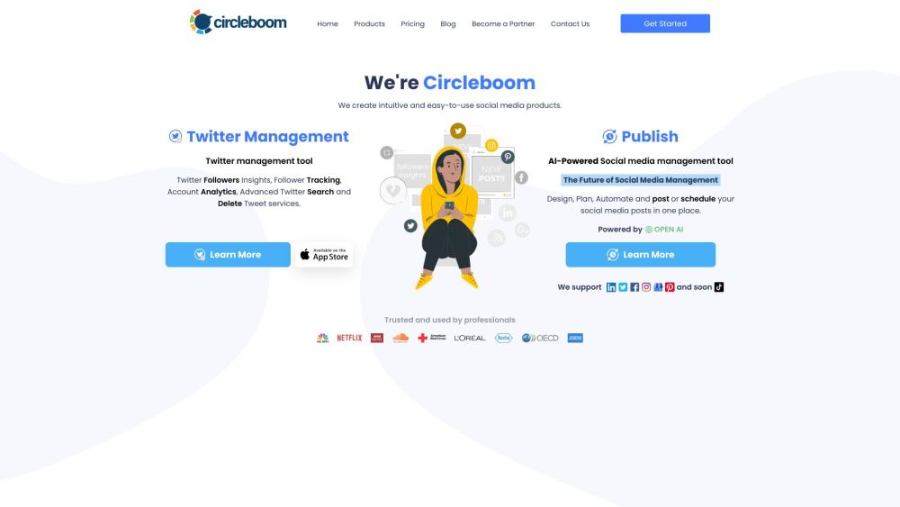 Circleboom Website screenshot