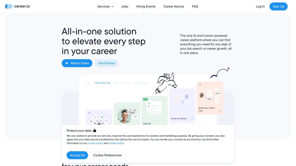 Career.io Website screenshot