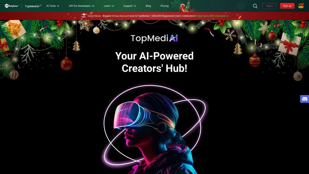 TopMediai® Website screenshot