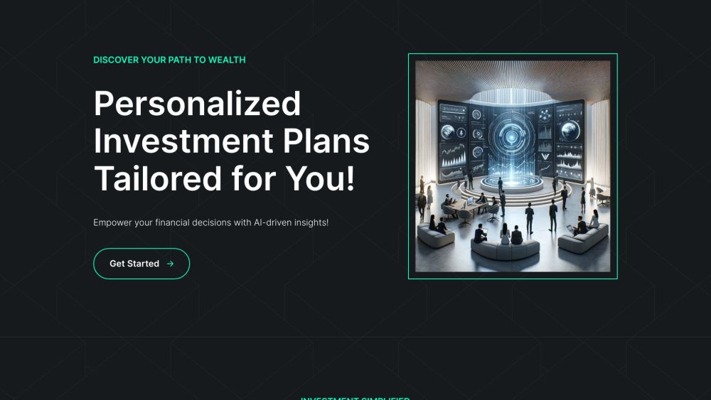 MyInvestment-AI Website screenshot