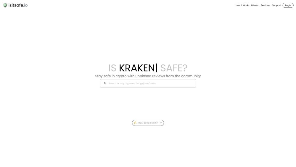 isitsafe.io Website screenshot