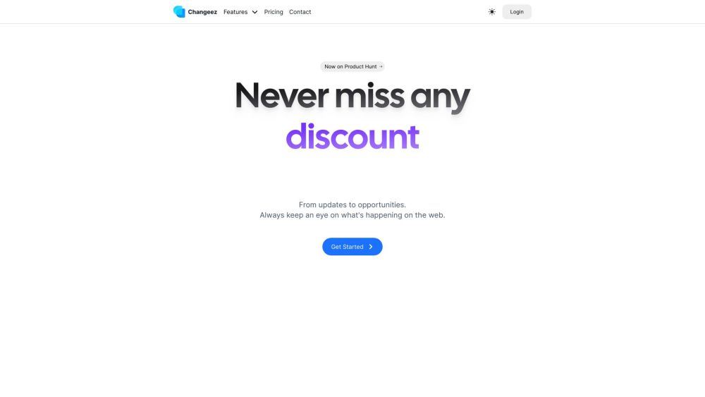 Changeez Website screenshot