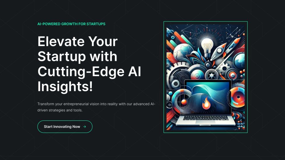 AIStartupInsights Website screenshot