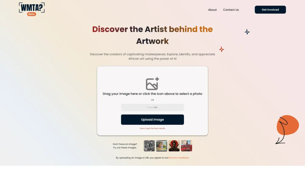 Whomadethisartwork.com Website screenshot