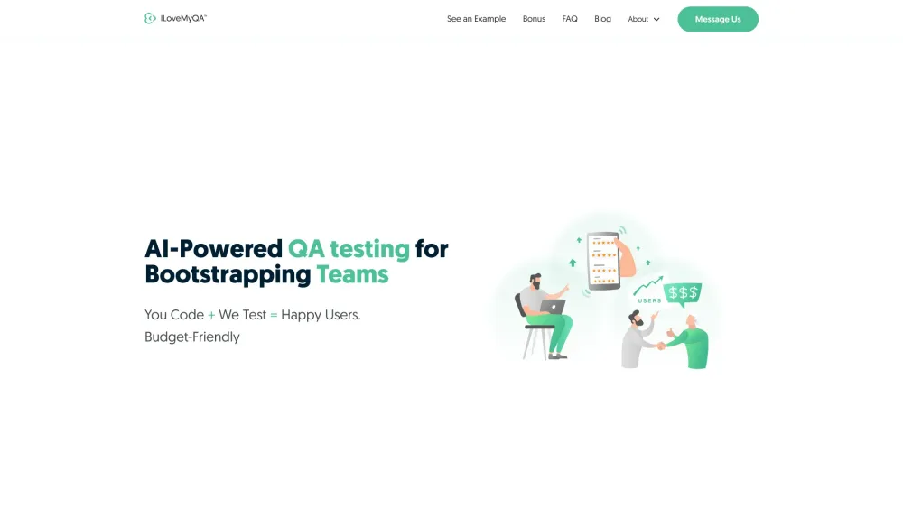 ILoveMyQA Website screenshot