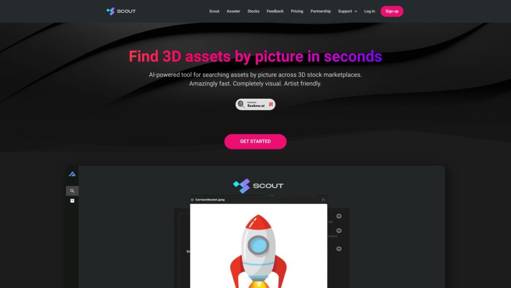 Asseter.AI Website screenshot