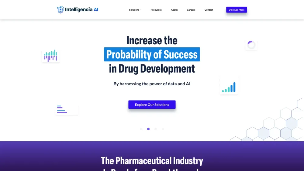 Intelligencia.ai Website screenshot