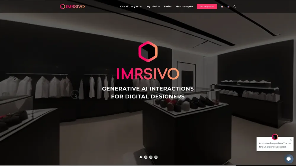 IMRSIVO Website screenshot