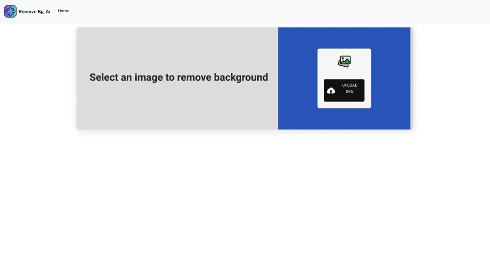 #1 Free AI Background Remover Website Screenshot