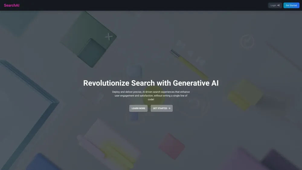 GenSearch Website screenshot