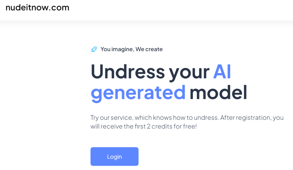 Undress AI Website screenshot