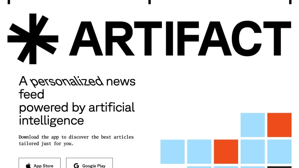 Artifact Website screenshot