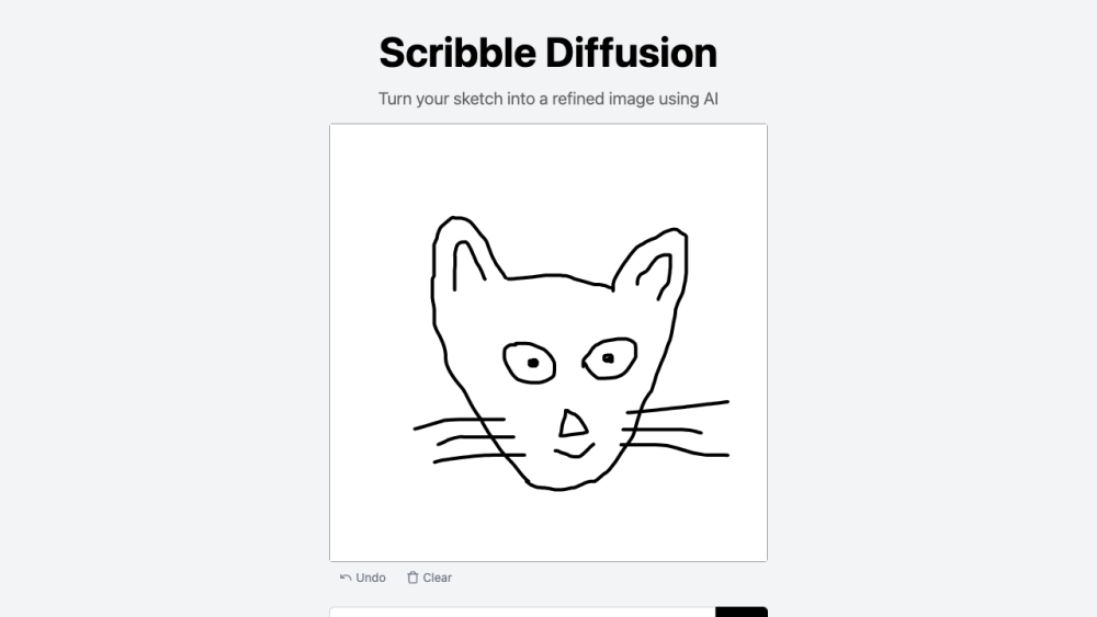 Scribble Diffusion Website screenshot