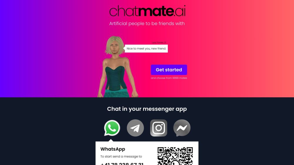 Chatmate AI - AI companions with simulated lives and emotions