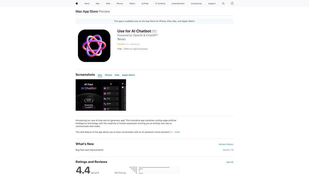 OpenAI Client API Website screenshot