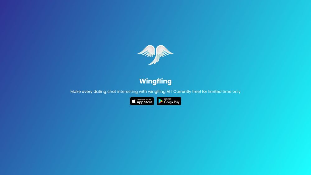 Wingfling Website screenshot