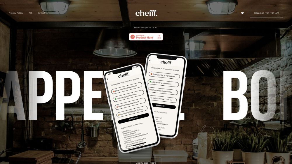 Recipe Finder Website screenshot