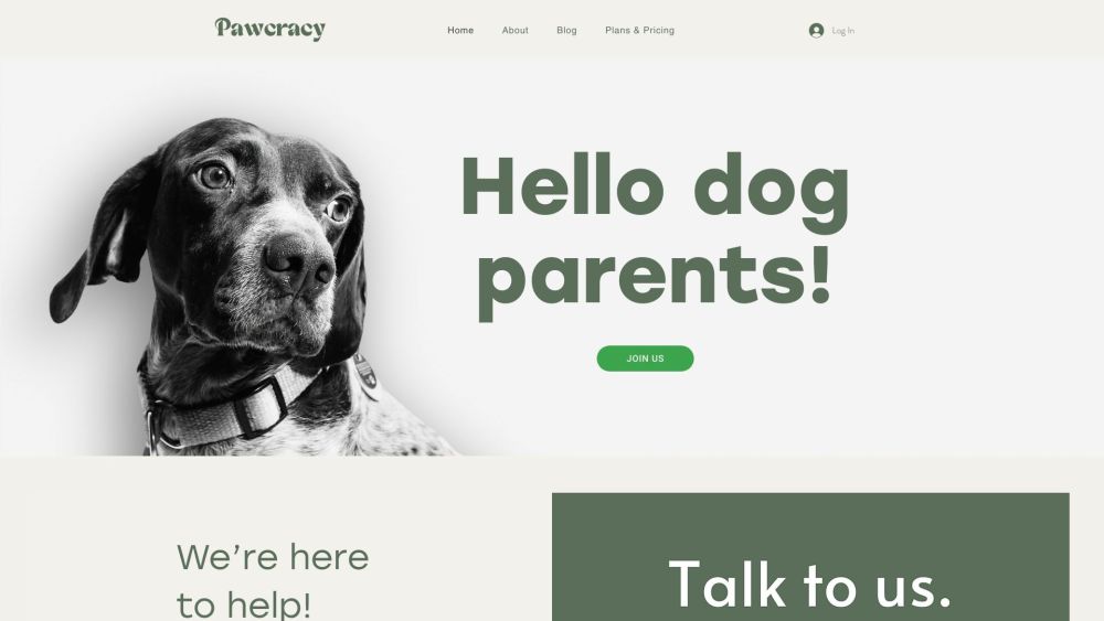 Pawcracy Website screenshot