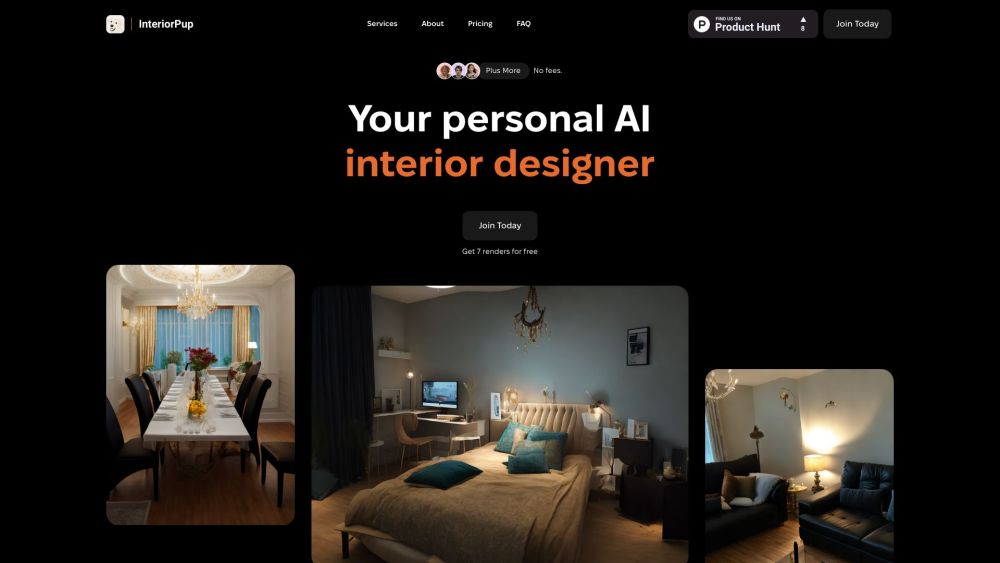 Room Redesigner Website screenshot