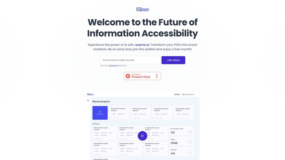 asqme.ai Website screenshot