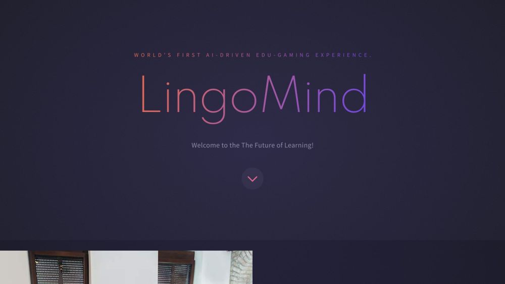 LingoMind Website screenshot