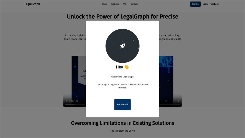 Legal Graph Website screenshot