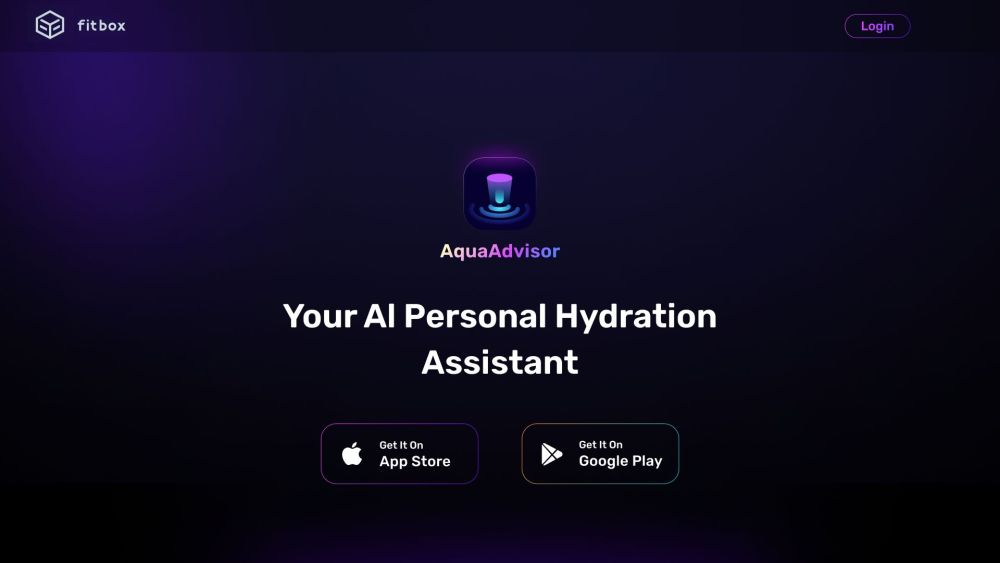 AquaAdvisor Website screenshot