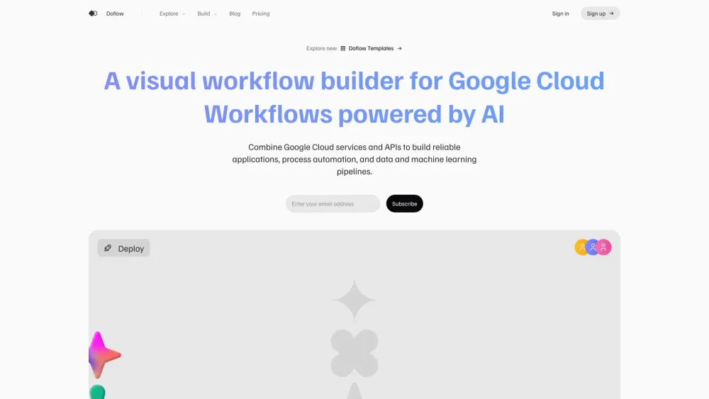 GCP & Firebase Automation Tool Website screenshot