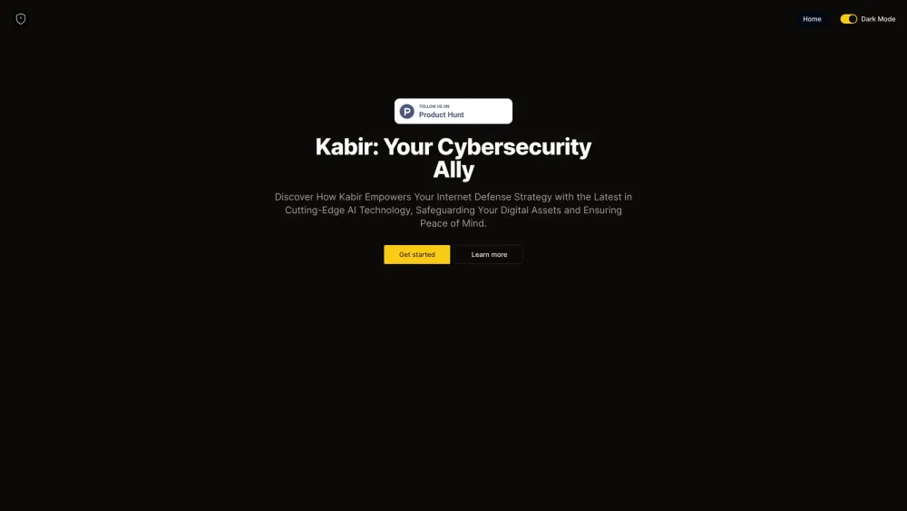 Kabir Website screenshot