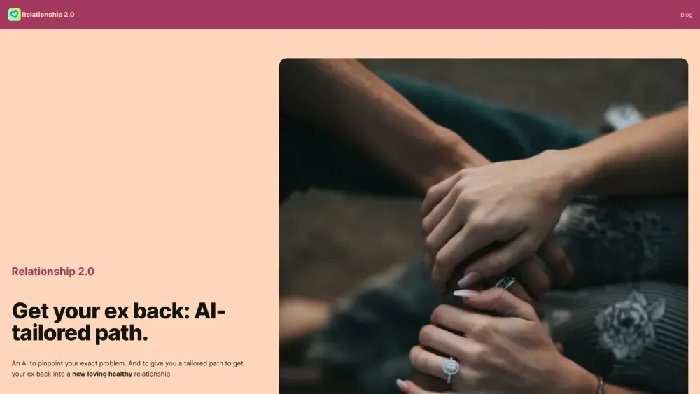 Relationship 2.0 Website screenshot