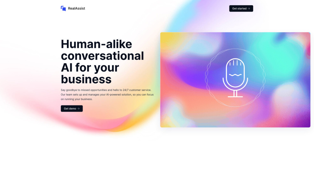 RealAssist.AI Website screenshot