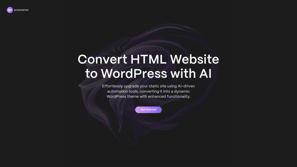 WP Pro Converter Website screenshot