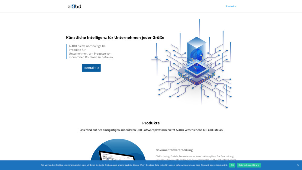 AI4BD | Cognitive Business Robotics Website screenshot