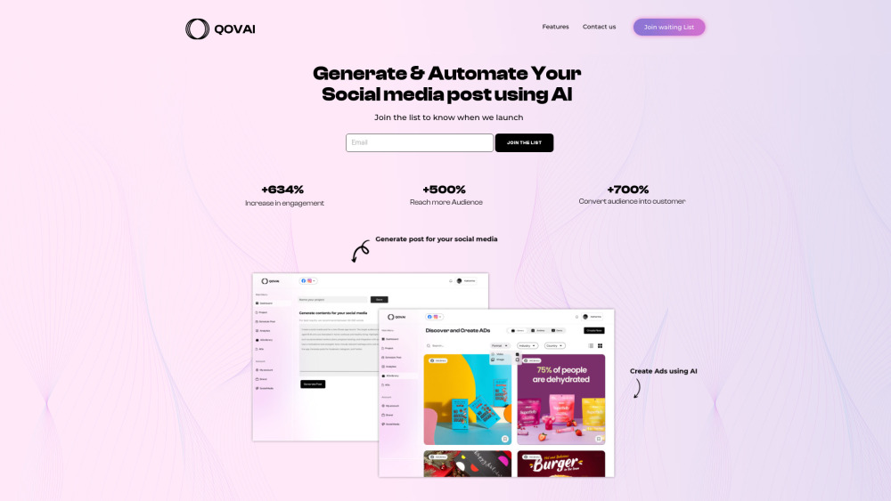 Qovai Website screenshot