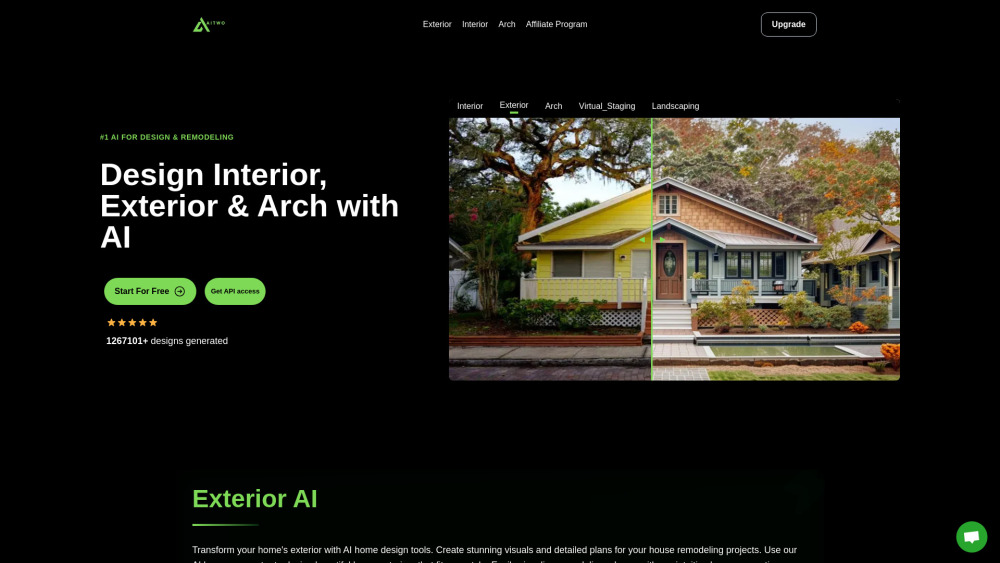 AI Two Website screenshot