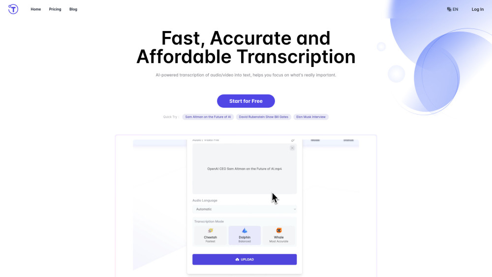 Yescribe.ai Website screenshot