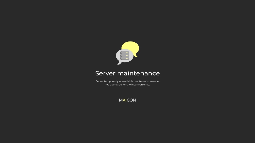 Maigon Website screenshot