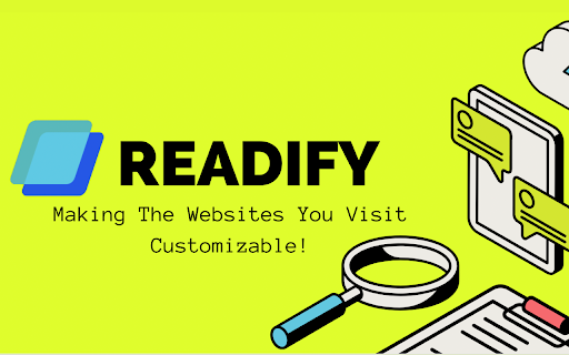 Readify: Your Productivity Companion - Chrome Extension Website screenshot