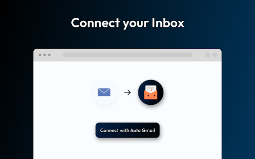 Auto Gmail - Chrome Extension Website screenshot