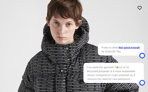 FashionAI - Chrome Extension Website screenshot