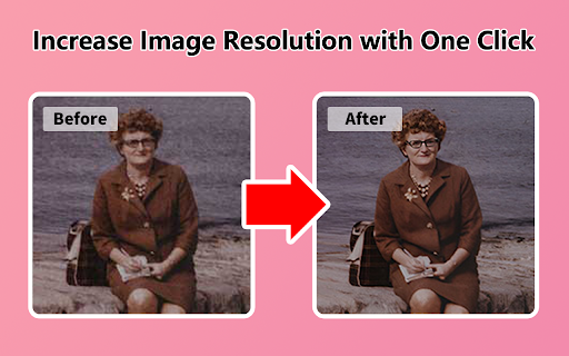 AI Image Enhancer - Chrome Extension Website screenshot