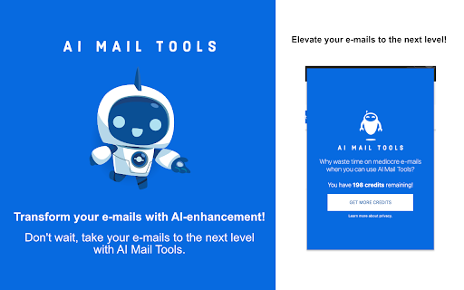 Ai Mail Tools - Chrome Extension Website screenshot