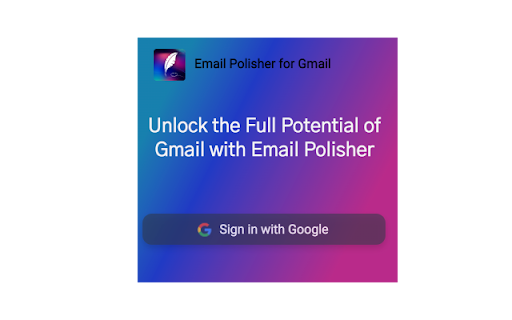 GPT Email Polishing - Chrome Extension Website screenshot