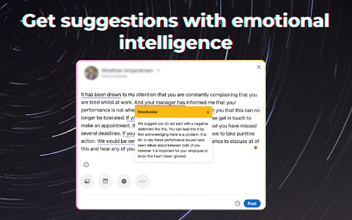 Emotionise.ai - Chrome Extension Website screenshot