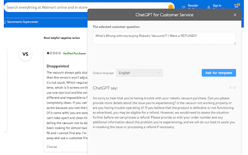 Yahoo Customer Service Helper - Chrome Extension Website screenshot