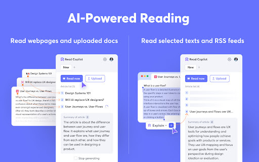 ReadCopilot.ai - Chrome Extension Website screenshot