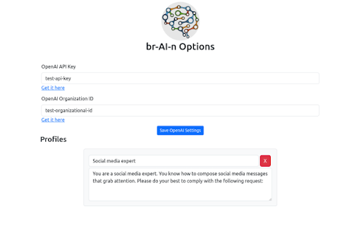 br-AI-n - Chrome Extension Website screenshot